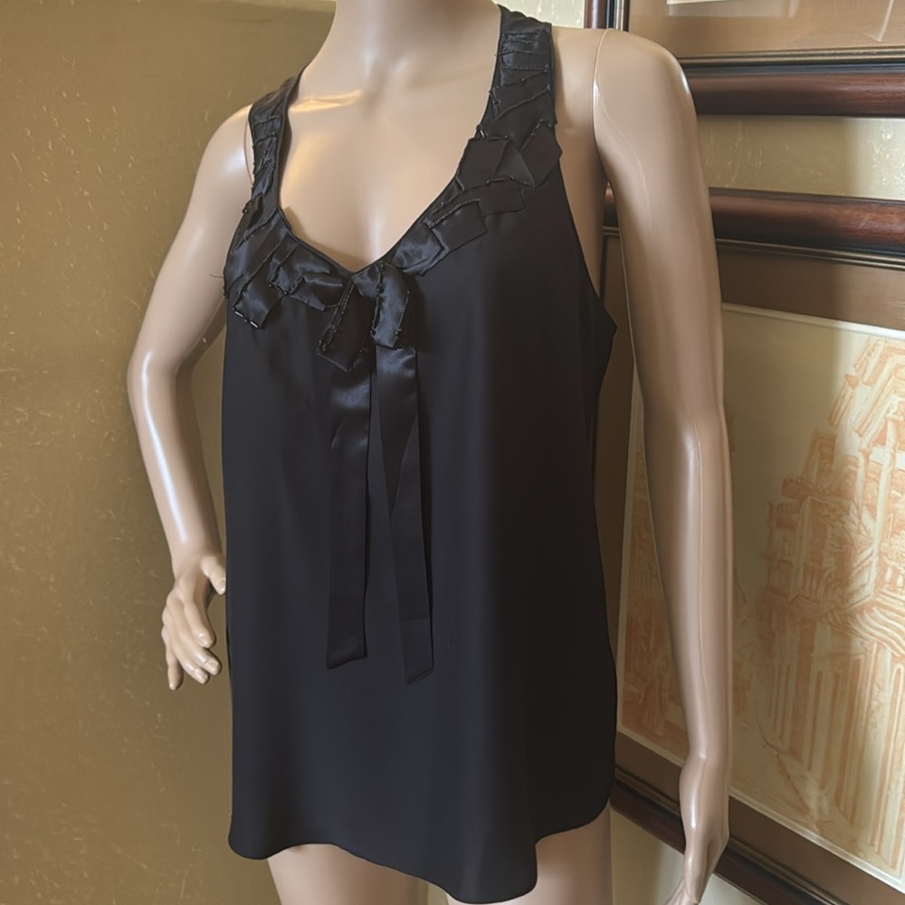 Banana Republic Silk Racerback Tank Top sz L P